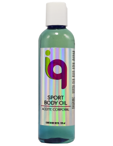 Fotografia de producto Sport Body Oil con contenido de 130 ml. de Iq Herbal Products